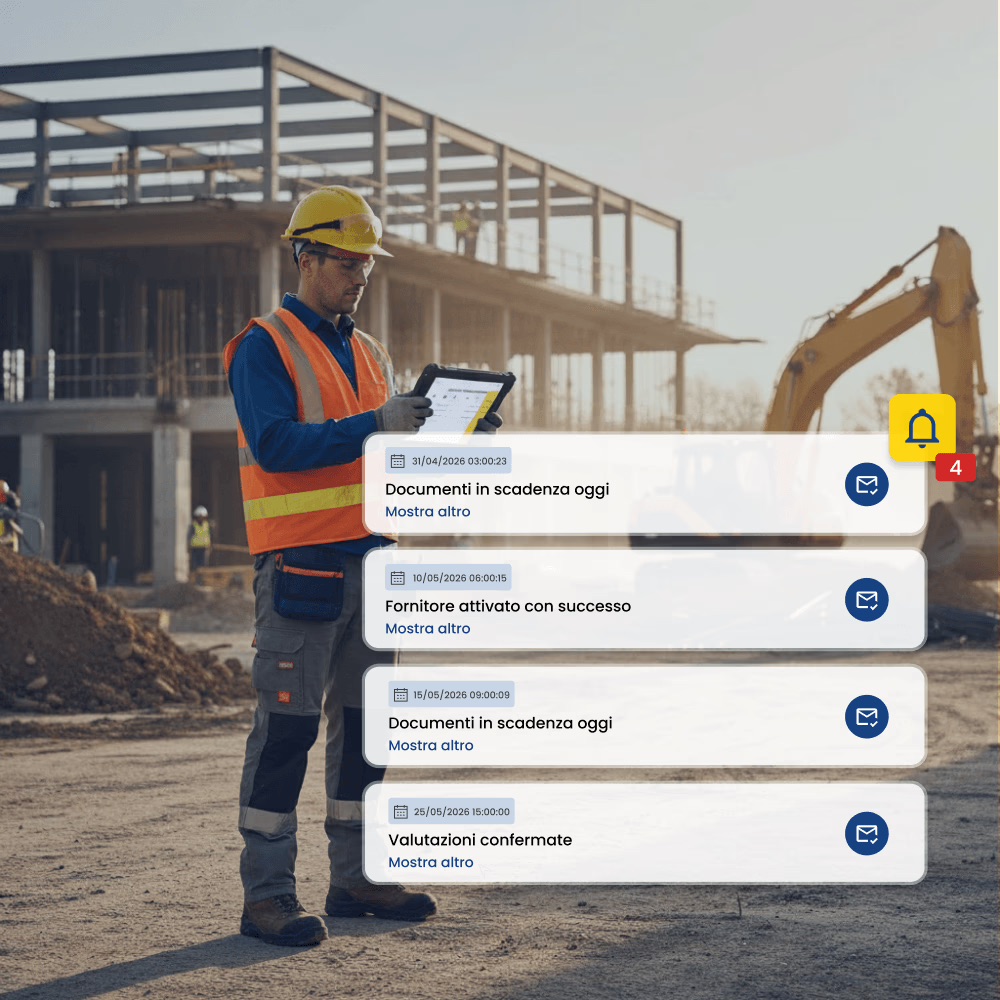 Notifiche per le scadenze dei documenti di sicurezza